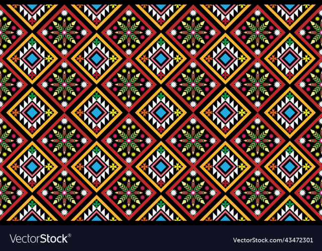 seamless decorative boho ancient hand drawn