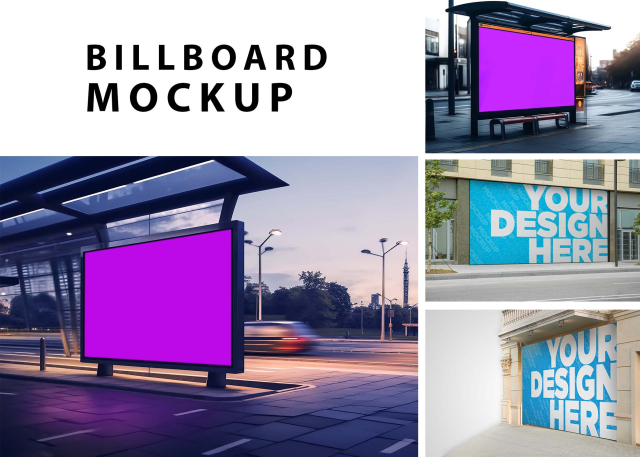 Shop Billboard Mockup