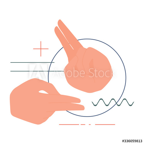 Sign language concept