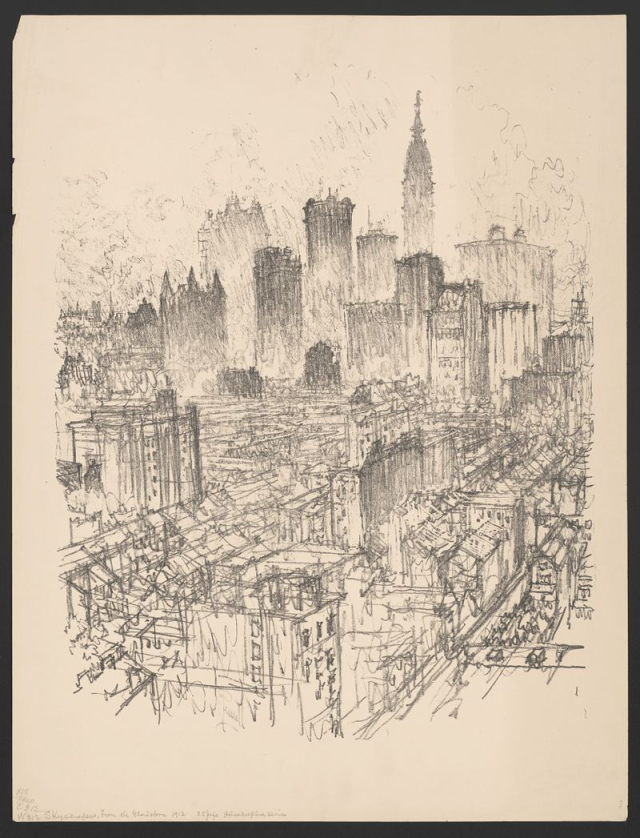 Skyscrapers from the Gladstone (1912) | Free Photo - rawpixel