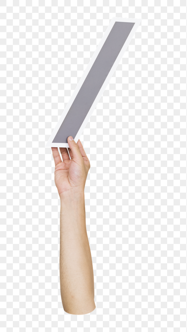 Slash symbol png hand holding | Free PNG - rawpixel