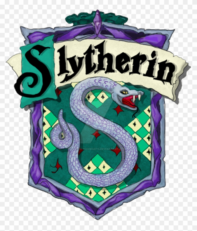 Free: Slytherin Print By Lost In Hogwarts - Free Harry Potter Printable House Banners - nohat.cc for Free Printable Harry Potter House Crests Printable