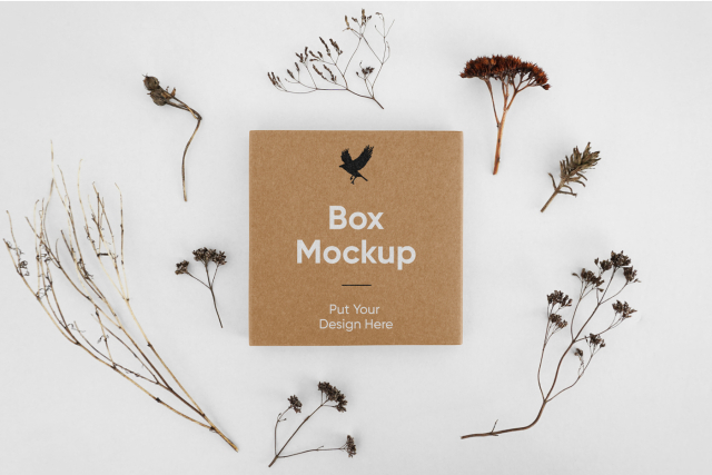 Small Box PSD Mockup box mockup put your design here 