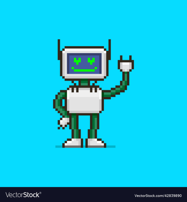 smiling robot in love humanoid robot