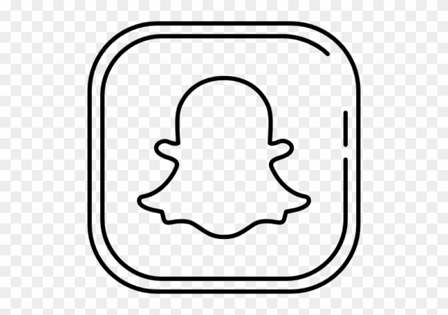 Snapchat Free Vector Icon Designed By Roundicons - Snapchat Ghost White Background