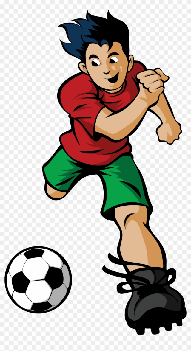 Soccer Cartoon - Soccer Player Cartoon Png