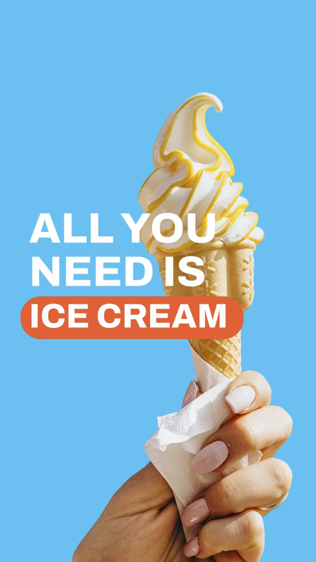 Soft serve Instagram story template, | Free PSD Template - rawpixel