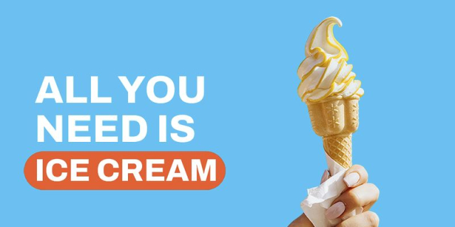Soft serve Twitter post template, | Free PSD Template - rawpixel