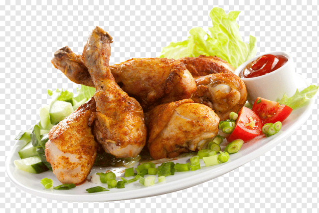 spicy fried chicken plattter, Fried chicken Chicken meat Chicken Leg Dish, HD delicious fried chicken poster, food, advertisement Poster, recipe png