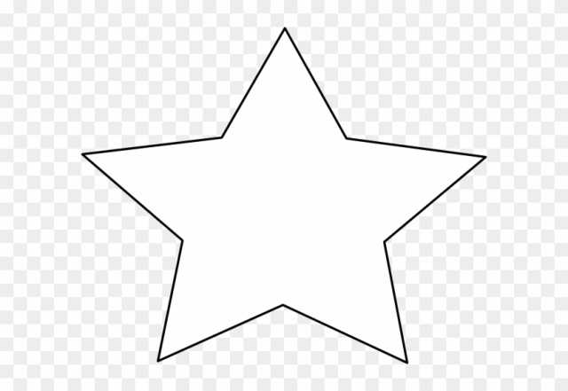 Free: Star Outline Clip Art Free - White Star Png Transparent Background -  nohat.cc