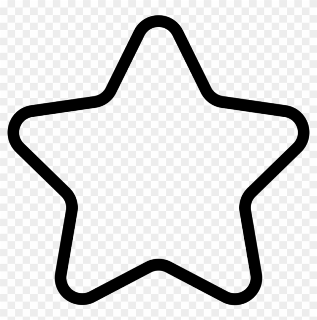 Star Outline Svg Icon Free Download Cliparts - Star Png Outline