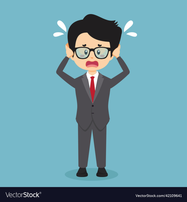 stock confused businessman