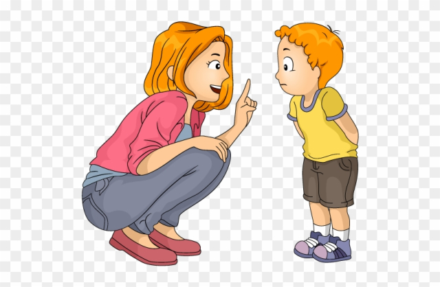 Students Talking Clip Art Download - Mother Talking To Son Clipart