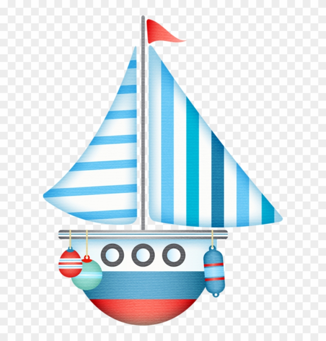 Summer Boat Clipart - Baby Boat Png