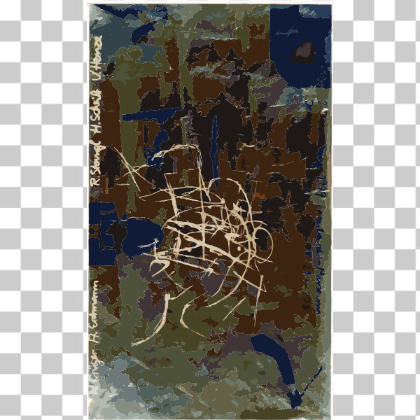 SVG Abstract exhibit ad