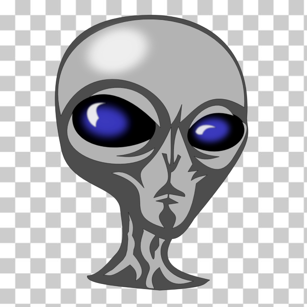 SVG Angry alien