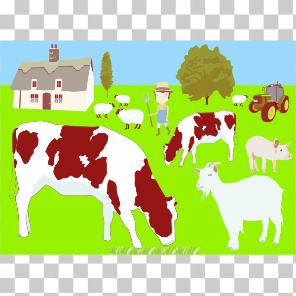 SVG Animal farm