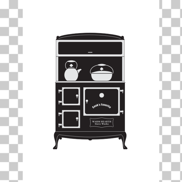 SVG Antique Cookstove