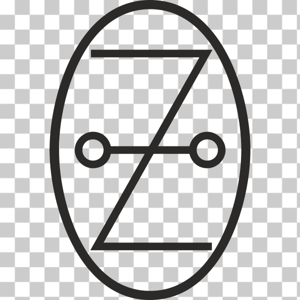 SVG Astronomical cross sign vector image