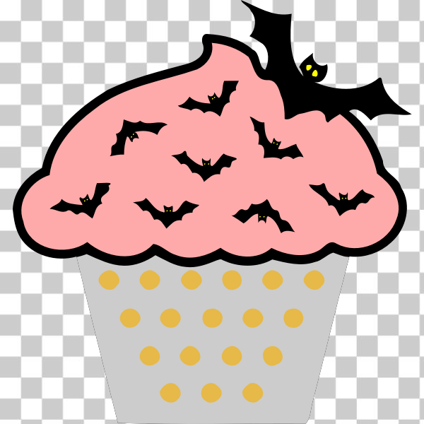 SVG Bat cake