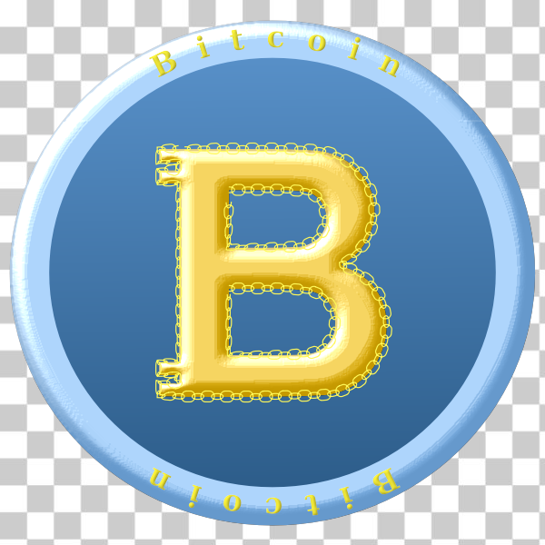 SVG Bitcoin coin symbol
