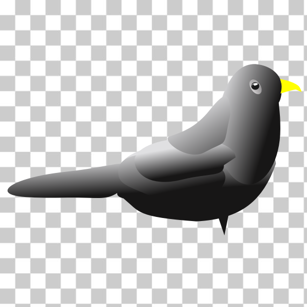 SVG Blackbird clip art
