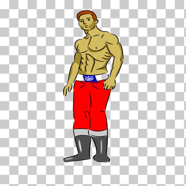SVG Bodybuilder vector graphics