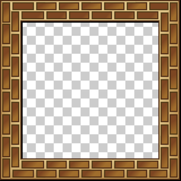 SVG Brick frame vector image