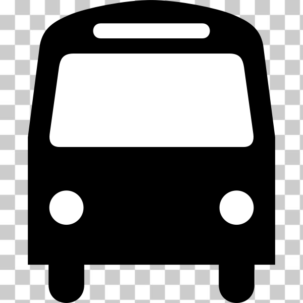 SVG Bus station sign vector illustration