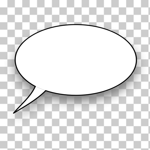 SVG Cartoon speech bubble vector image
