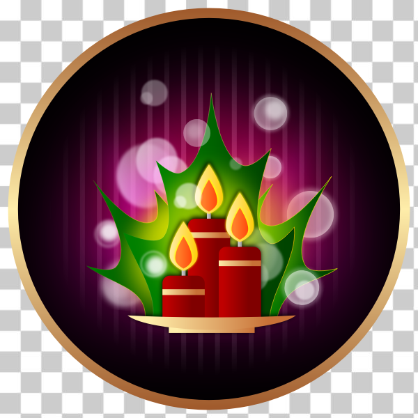 SVG Christmas icon vector image