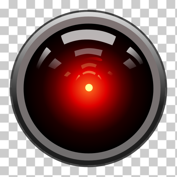 SVG Color vector image of HAL9000