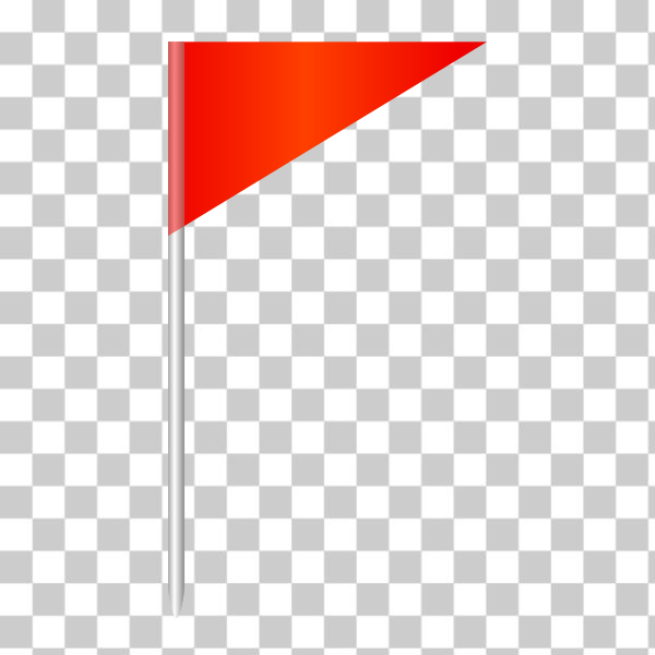 SVG Corner Flag Vector Image
