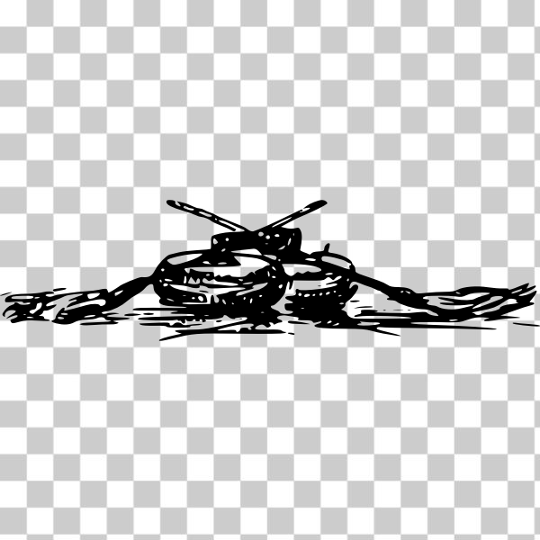 SVG Curling sports equipment vector drawing