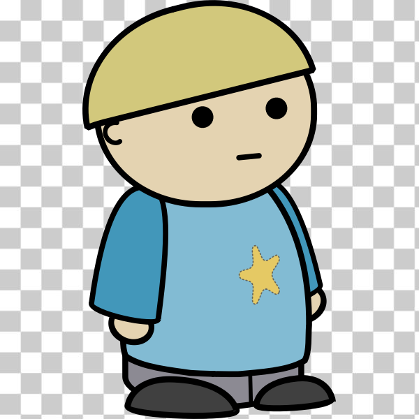 SVG Cute boy