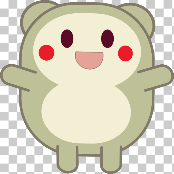 SVG Cute critter vector illustration