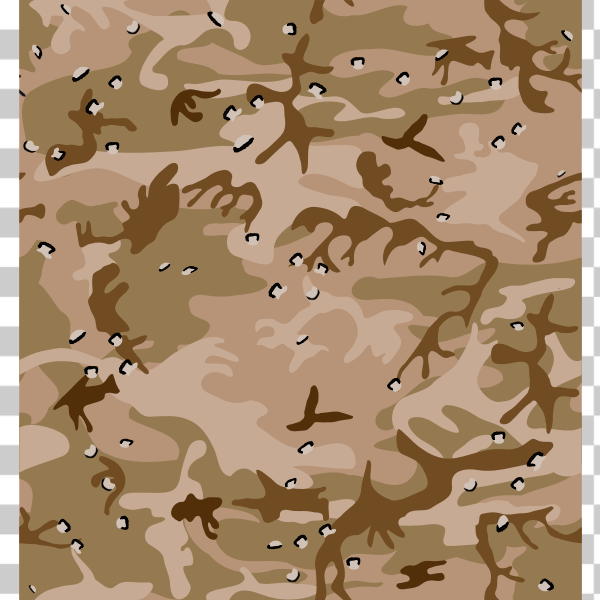 SVG Desert uniform camouflage vector image