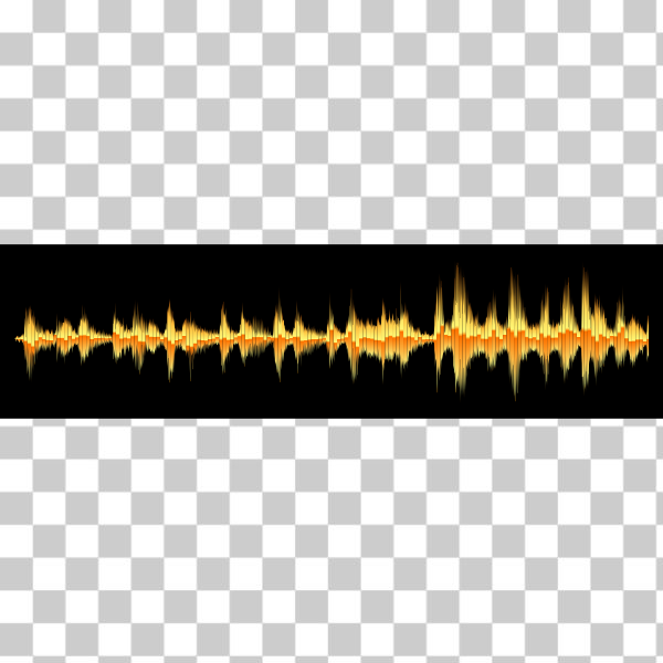 SVG Digital Fire Sound Wave