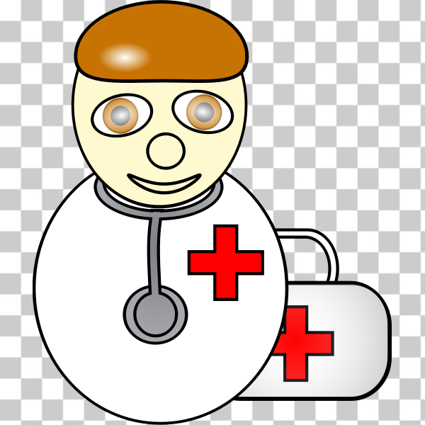 SVG Doctor icon vector image