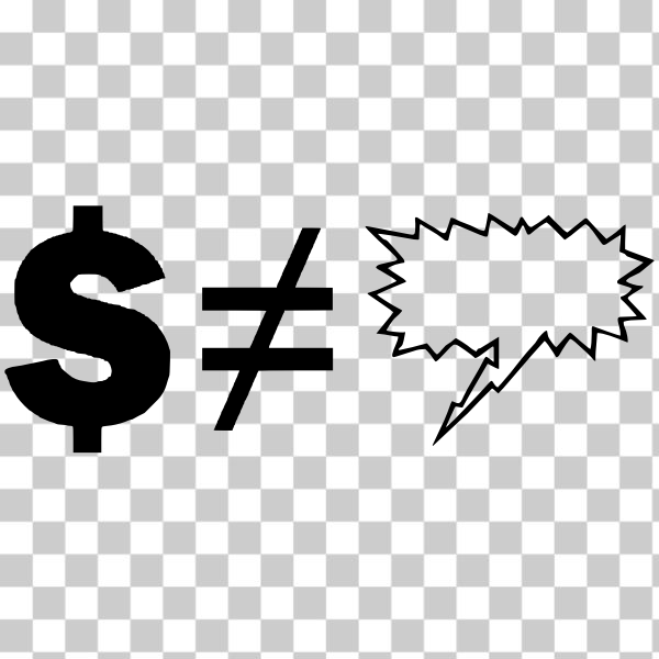 SVG Dollar formula vector graphics