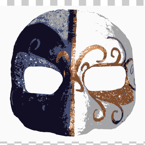 SVG Eye mask vector image
