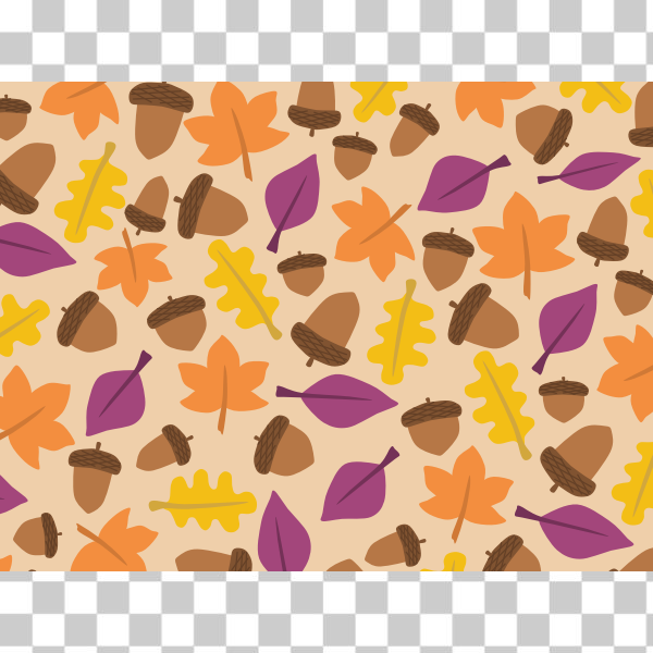 SVG Fall leaf pattern vector image