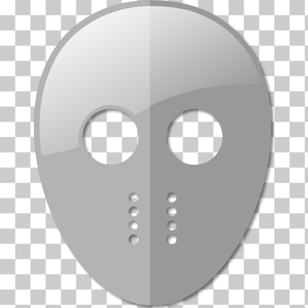 SVG Fencing mask vector image