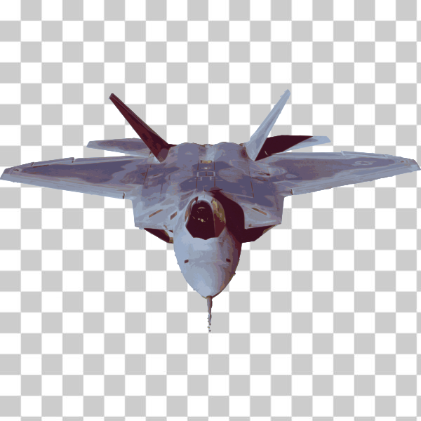 SVG Fighter aircraft vector image