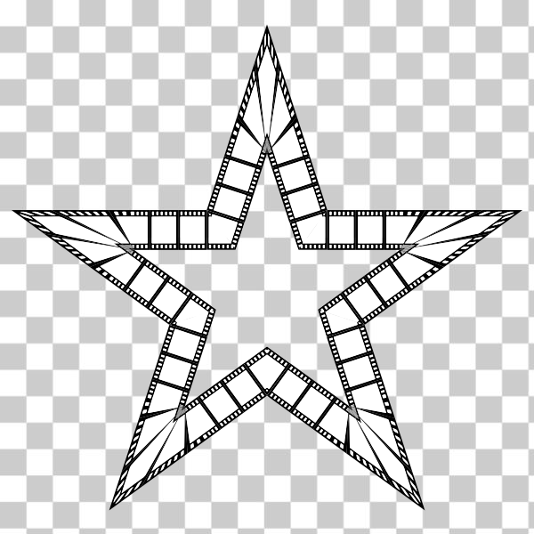 SVG Film strip star