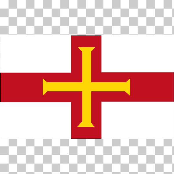 SVG Flag of Guernsey vector format