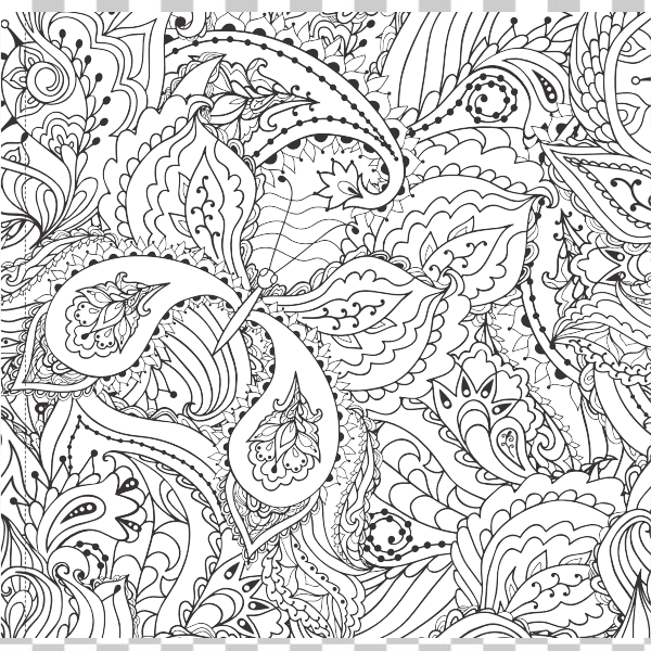 SVG Floral pattern design