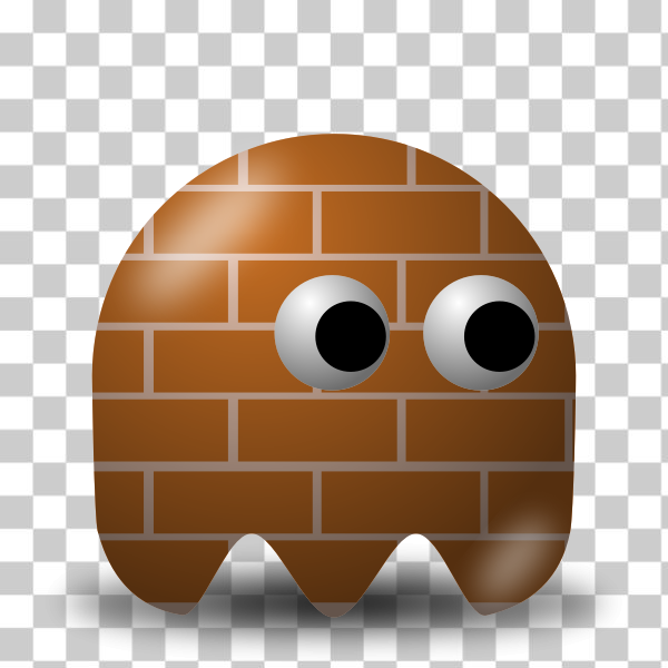 SVG Game baddie Bricky vector image