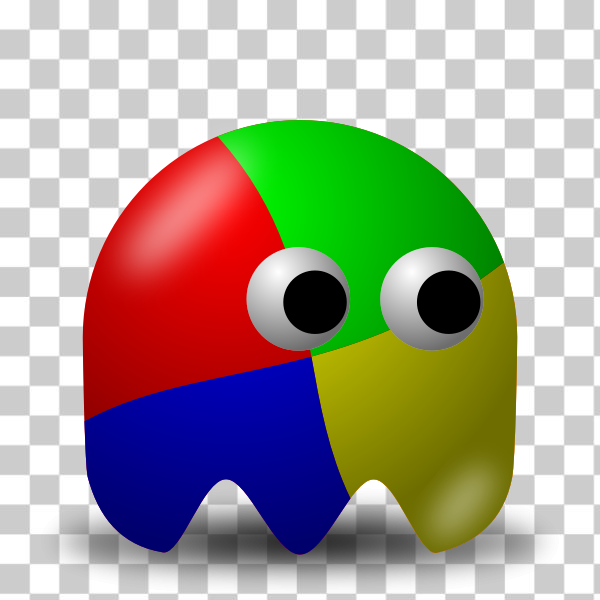 SVG Game baddie colorful guy vector image