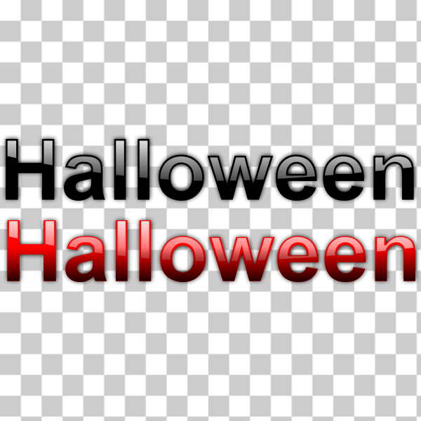 SVG Halloween black and red signs vector graphics